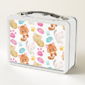 Lunch Box Motif De Chats, Chats Mignons, Kitty, Chatons, Paw (Dos)