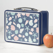 Lunch Box motif de coquillages (En situation)
