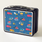 Lunch Box Motif de déplacement de construction mûre (Dos)