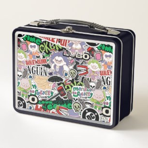 Lunch Box Motif de dessin animé de Super-Vilains de DC