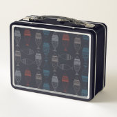 Lunch Box Motif de dessin de poisson (Dos)