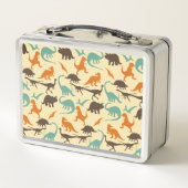 Lunch Box Motif de Dinosaur Silhouette (Dos)