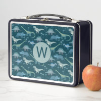 Motif de dinosaure initial Monogramme