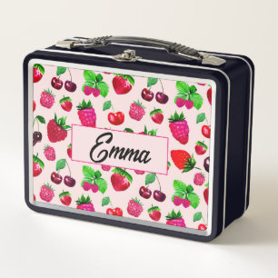 Lunch Box Motif de dinosaure mignon Monogramme personnalisé