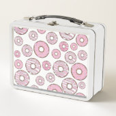 Lunch Box Motif De Donuts, Donuts Roses, Saupoudrages (Devant)