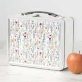 Lunch Box Motif de fleur sauvage d'été (En situation)