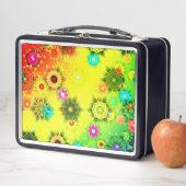 Lunch Box Motif de fleurs (En situation)