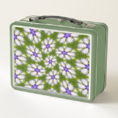 Lunch Box Motif de fleurs blanches (Dos)