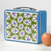 Lunch Box Motif de fleurs blanches (En situation)