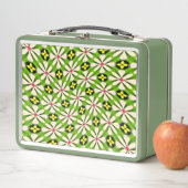 Lunch Box Motif de fleurs esthétiques (En situation)