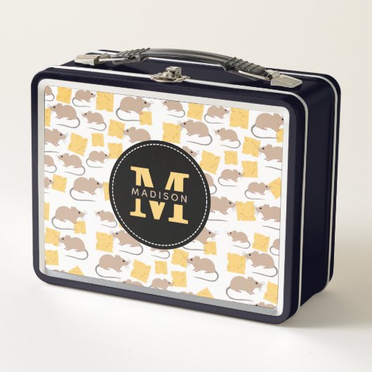 Lunch Box Motif de fromage mignon rongeur de la souris (Devant)