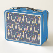 Lunch Box Motif de lama de célébration (Dos)