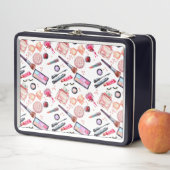 Lunch Box Motif de maquillage d'aquarelle (En situation)