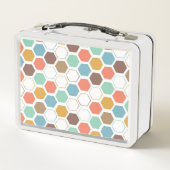 Lunch Box Motif de module de ruche d'abeille (Dos)