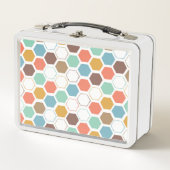 Lunch Box Motif de module de ruche d'abeille (Devant)