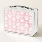 Lunch Box Motif De Pâtes, Patrouilles Blanches, Aquarelles, (Dos)