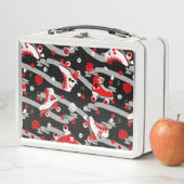 Lunch Box Motif de patinage à roulettes Rockabilly (En situation)
