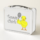 Lunch Box Motif de poussin de tennis (Dos)