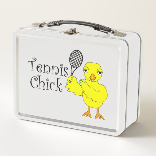 Lunch Box Motif de poussin de tennis (Devant)