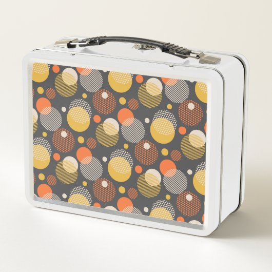 Lunch Box Motif de rayure de point de polka (Dos)