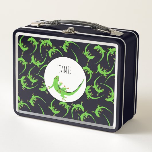 Lunch Box Motif de reptile Gecko Lizard (Devant)