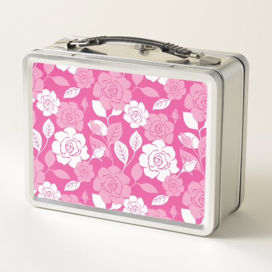 LUNCH BOX MOTIF DE ROSE (ROSE) (Dos)