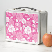LUNCH BOX MOTIF DE ROSE (ROSE) (En situation)