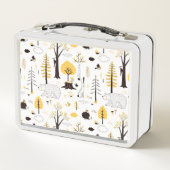 Lunch Box Motif de scène de Golden Woods (Dos)