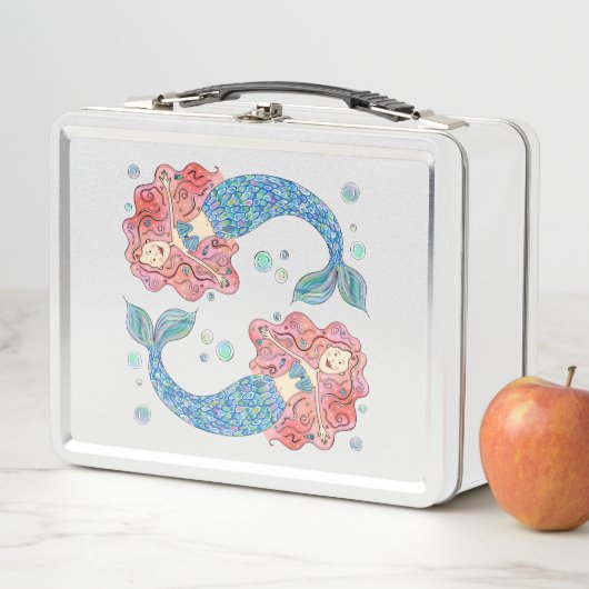 Lunch Box Motif de sirène (En situation)