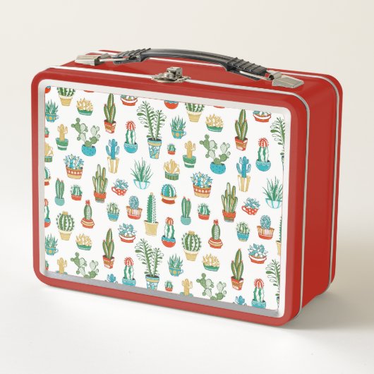 Lunch Box Motif de Succulents (Devant)