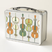 Lunch Box Motif de violoncelle coloré (Dos)