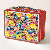 Lunch Box Motif de visages de caractère de Sesame Street (Devant)