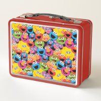 Motif de visages de caractère de Sesame Street