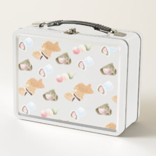 Lunch Box Motif de Wagashi japonais