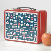 Lunch Box Motif dentaire de bureau de clinique (En situation)