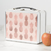Lunch Box Motif d'été pour ananas Rose tropical (En situation)