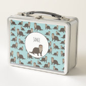 Lunch Box Motif d'illustrations de mignon Otter (Devant)