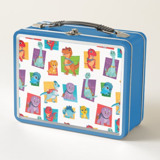Lunch Box Motif Dino Ranch (Devant)