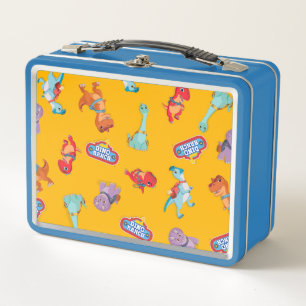 Lunch Box Motif Dino Ranch sur Jaune