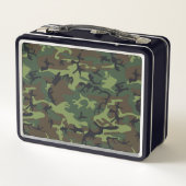 Lunch Box Motif du Camouflage Vert, Motif militaire, Armée (Dos)
