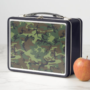 Lunch Box Motif du Camouflage Vert, Motif militaire, Armée