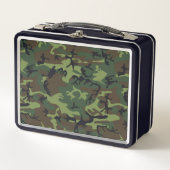 Lunch Box Motif du Camouflage Vert, Motif militaire, Armée (Devant)