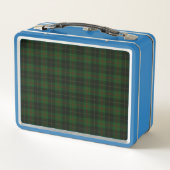Lunch Box Motif écossais vert tartan plaid (Dos)