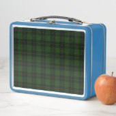 Lunch Box Motif écossais vert tartan plaid (En situation)
