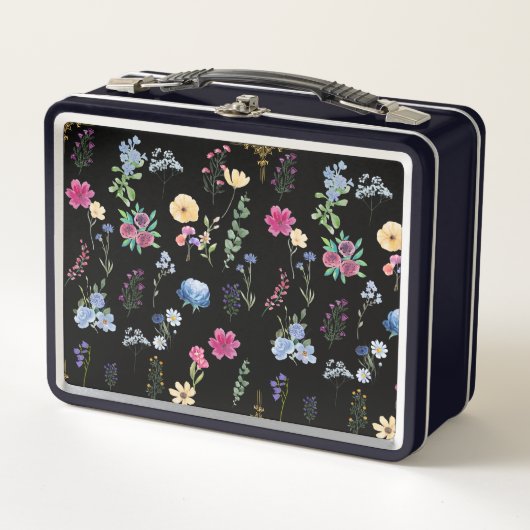 Lunch Box Motif fleur sauvage (Devant)
