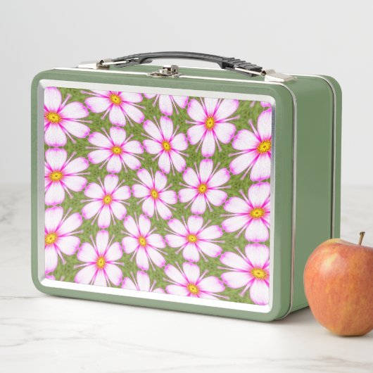 Lunch Box Motif Fleurs Cosmos (En situation)
