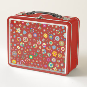 Lunch Box Motif floral