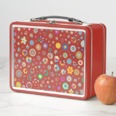 Lunch Box Motif floral (En situation)
