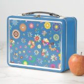 Lunch Box Motif floral (En situation)