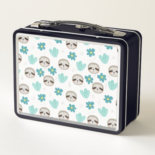 Lunch Box Motif floral de paresse douce (Dos)